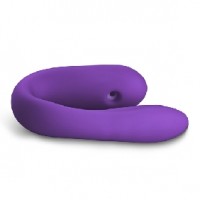 Clitoral & Couples Vibrator w/Sucking, 10 Function, Rechargeable, w/Remote Control PURPLE